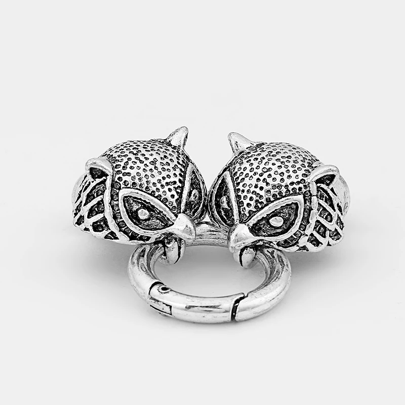 Застежка концевик для браслета в виде совы 8 мм 3 комплекта|bracelet end cap|end capsbracelet |
