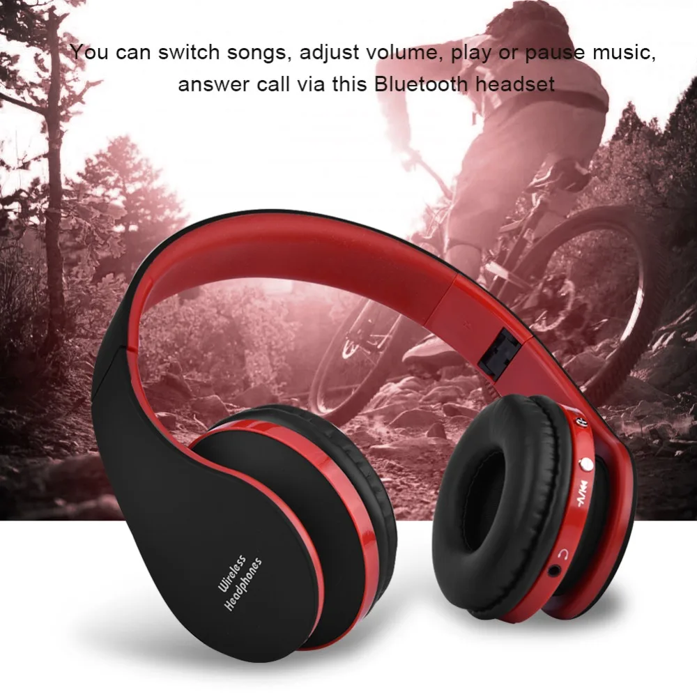 Беспроводные складные наушники SOONHUA с мягкими подушками Bluetooth 4 0 EDR мощная