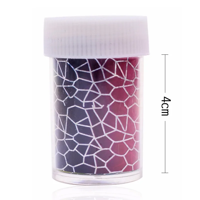 1 шт. Новые блестящие постепенное изменение цвета ногтей Переводные фольги