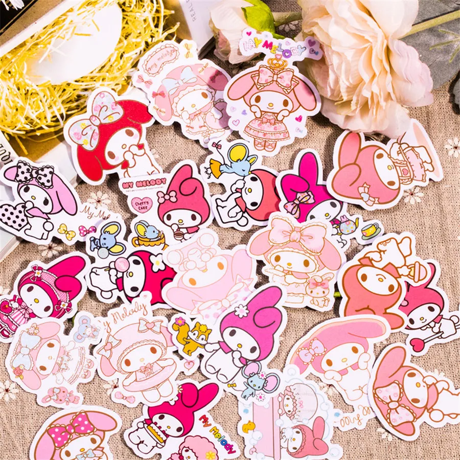 22 шт. домашние наклейки для ноутбука MyMelody2 Мелодия руки счета альбом декоративный