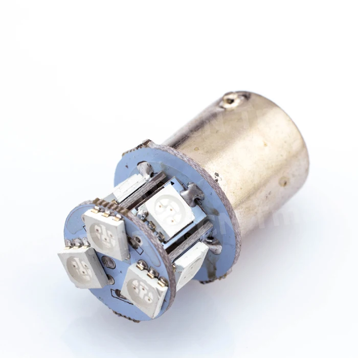 2 шт./лот белый BA15S R5W 1156 5050 8SMD светодиодные автомобильные лампы для стайлинга