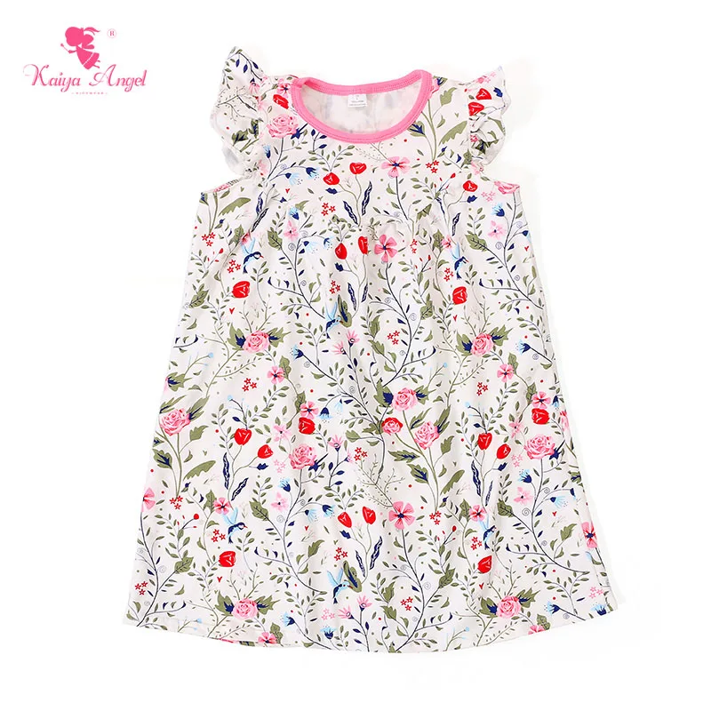 

Charming New Baby Dress Floral Toddler Girls Dresses Kids Clothes Summer Children Clothing Milk Silk Wholesale