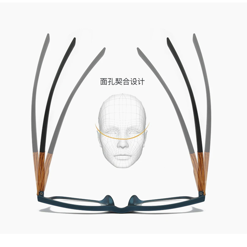 Ретро мода древесины покрытая цельной полиуретановой кожей мужские и женские