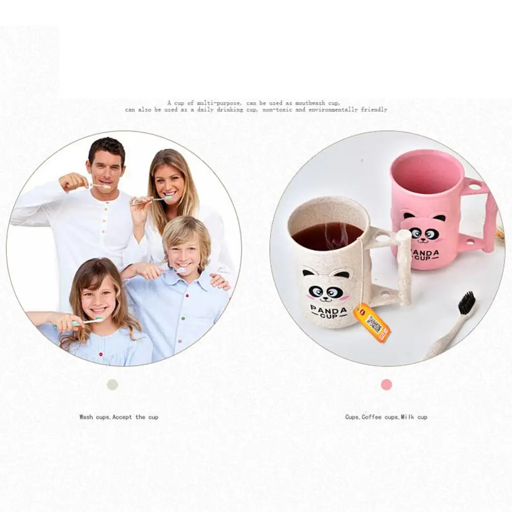 Чашка для зубной щётки с рисунком панды | Дом и сад