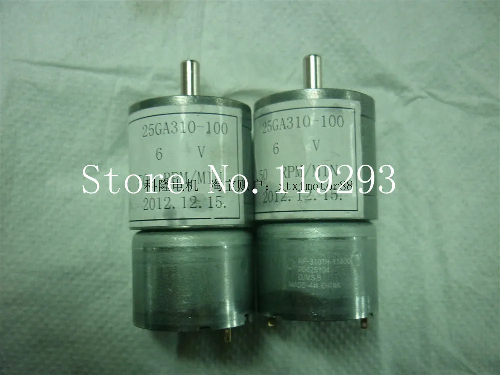 [JOY] GA25-310 Micro DC редукторный двигатель 3V 6V 12V -- 10 шт./лот | Обустройство дома