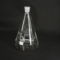 2000ml quickfit 2429 joint lab conical flask erlenmeyer boro glass graduated