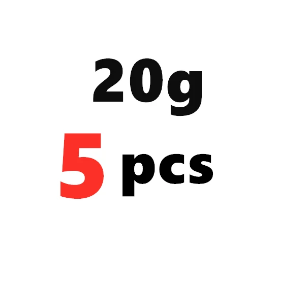 20g 5 шт./лот 10 г/15 г/20 г/30 г/40 г/50 г/60 г/80 г/100 г капли воды свинцовые грузила рыболовные аксессуары - Цвет: 20g
