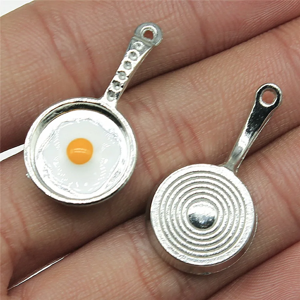 WYSIWYG Pan подвеска Подвески DIY Ювелирные изделия Изготовление ювелирных изделий 5 шт. эмалированный пистолет черный и родиевый цвет 31x17 мм