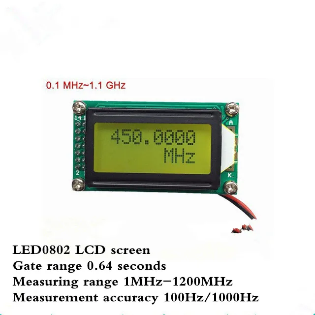 Светодиодный измеритель частоты для радиолюбителей 1 МГц ГГц|led frequency meter|frequency