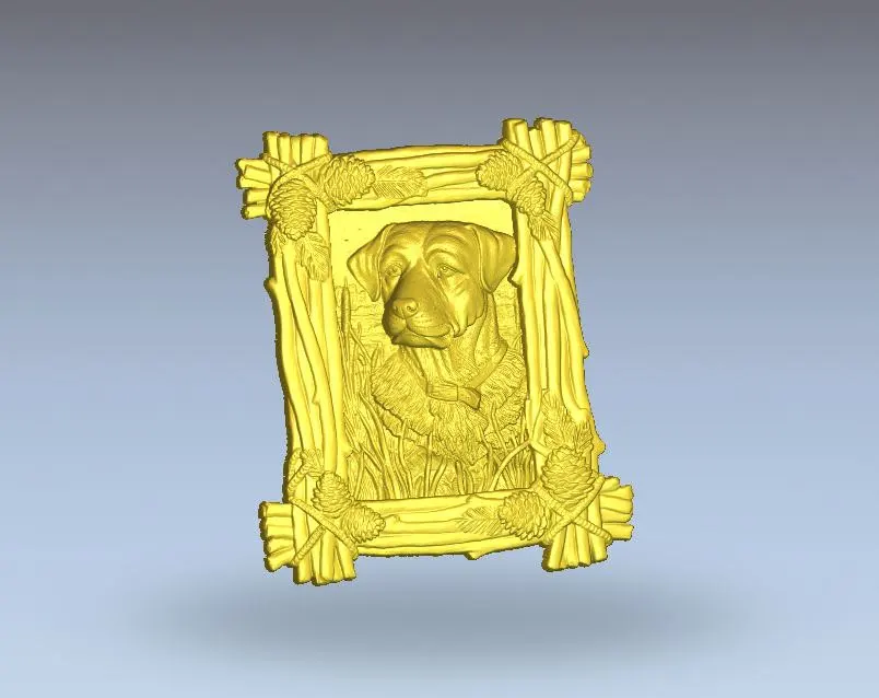 Модель 3d STL для фрезерного станка с ЧПУ гравировальный станок рельефный Artcam Aspire Dog