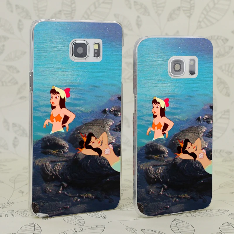 C0947 Peter Pan S Mermaid Lago Transparent Hard PC Case Cover For Samsung Galaxy 3 4 5 6 7 Mini Edge Plus Note 9 |