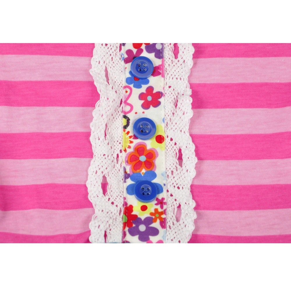 wholesale bulk Boutique Cute Girls Dress Hot Pink With Hairbow Clothing Ruffle Remake Children Princess Party LYQ712-011 | Детская