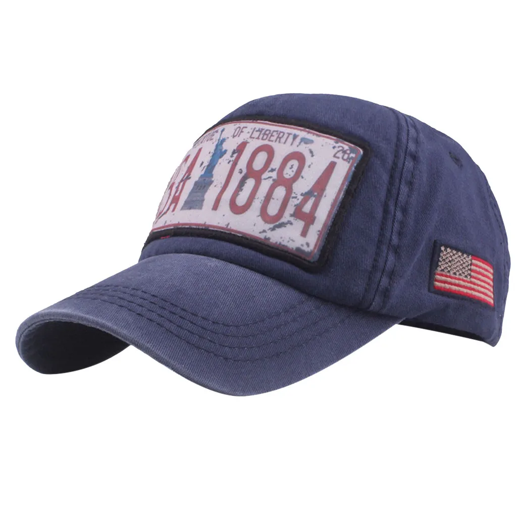 100% Промытые джинсовые бейсболки Snapback шляпы осень лето шляпа для мужчин женщин