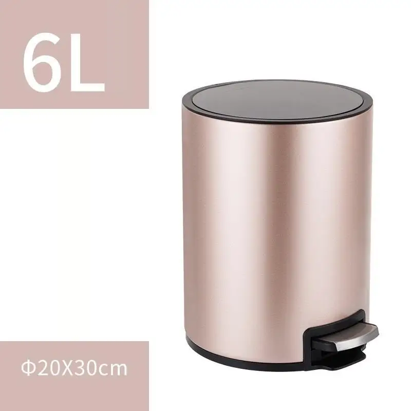 MODEL H Trashcan Kosz Na Smieci мусорный бак Habitacion Cubo Basura Papelera Cocina педаль Lixeira мусорный бак корзина для мусора - Цвет: MODEL H