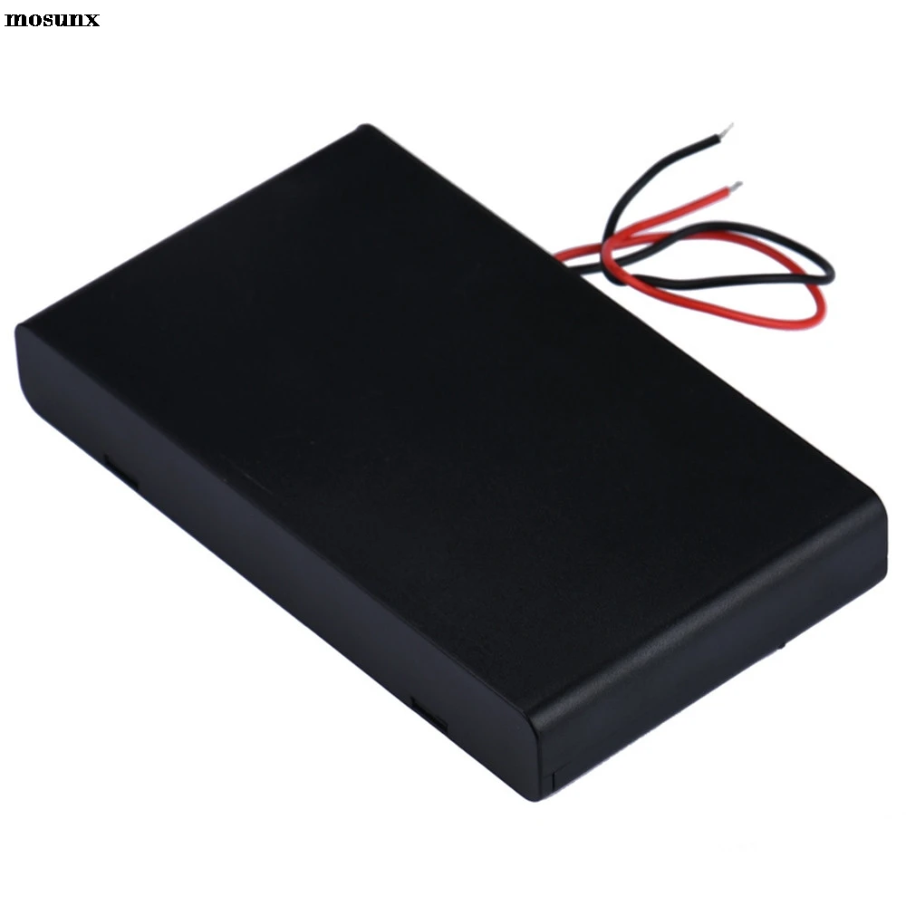 8 x AA 12V держатель батареи Разъем чехол для хранения коробка вкл/выкл