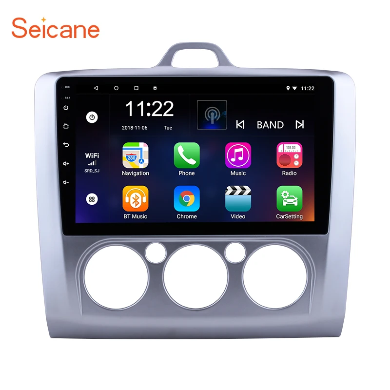 Seicane Android6.0/7 1/8 1 9 &quot ВЫСОКАЯ ЧЁТКОСТЬ 2Din автомобиль радио gps стерео для ford focus EXI MT 2 3