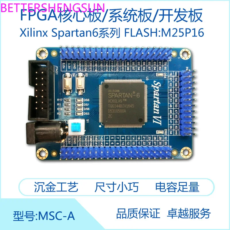 XILINX Spartan6 FPGA Core Board системная плата разрабатывающая доска/XC6SLX9 2TQG144C|Датчик ABS| |