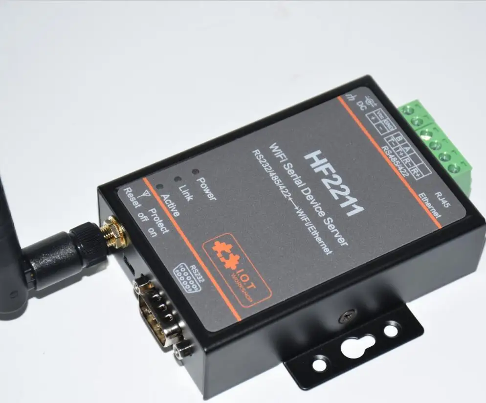 HF2211 Modbus Последовательный RS232/RS485/RS422 к Ethernet/Wi-Fi конверсионный модуль, поддержка обновления веб-OTA