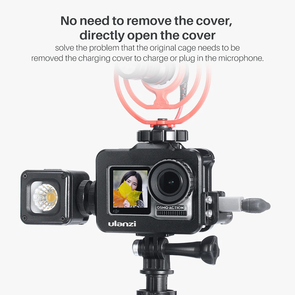 ULANZI OA-1 Алюминиевый металлический видео Крепление-сетка для DJI Osmo экшн-камеры Vlog