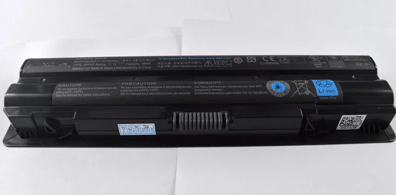 Оригинальный аккумулятор для ноутбука 56Wh JWPHF XPS 14 15 L401x L501x L502x L521x 17 L701x 3D L702x R795X J70W7