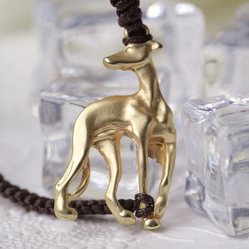 Животных Собака Браслеты итальянский galgo борзая браслет золотой изысканное