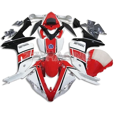 As Photo Shown Инжекционные Обтекатели для Yamaha YZF R1 2007 2008 панели ABS пластик YZF1000 07 08 Полный корпус комплект белый красный рамки панели - Цвет: As Photo Shown