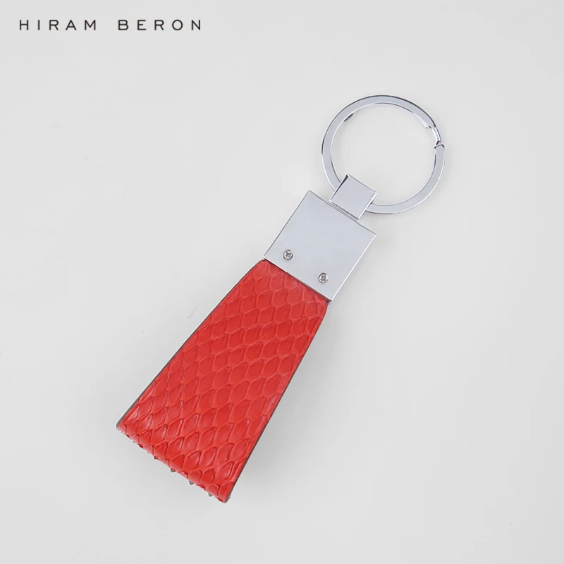 Фото Hiram Beron Key Keeper Python Skin Дизайнерский брелок для ключей Сумка из натуральной кожи Аксессуары Роскошный подарок Прямая поставка №3