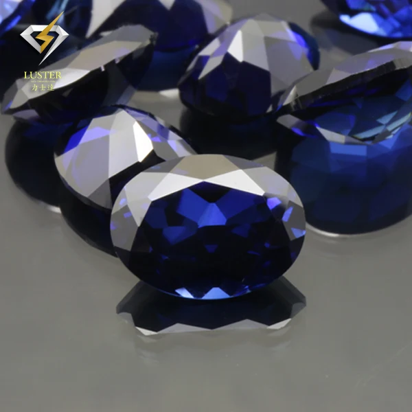 Оптовая продажа 10 шт королевские синие драгоценные камни камень овальной