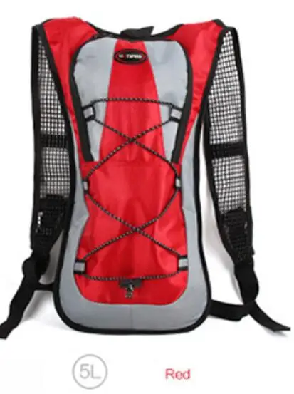Red Bag Походная модная сумка для воды, гидратационный рюкзак для пеших прогулок, скалолазания, бега, спортивная сумка для воды, мягкая фляга - Цвет: Red Bag