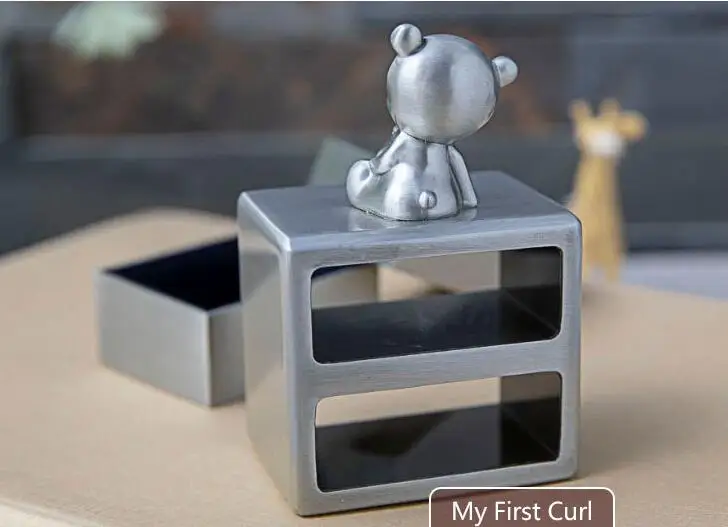 Креативная двухслойная металлическая коробка для хранения зубов babay маленькая