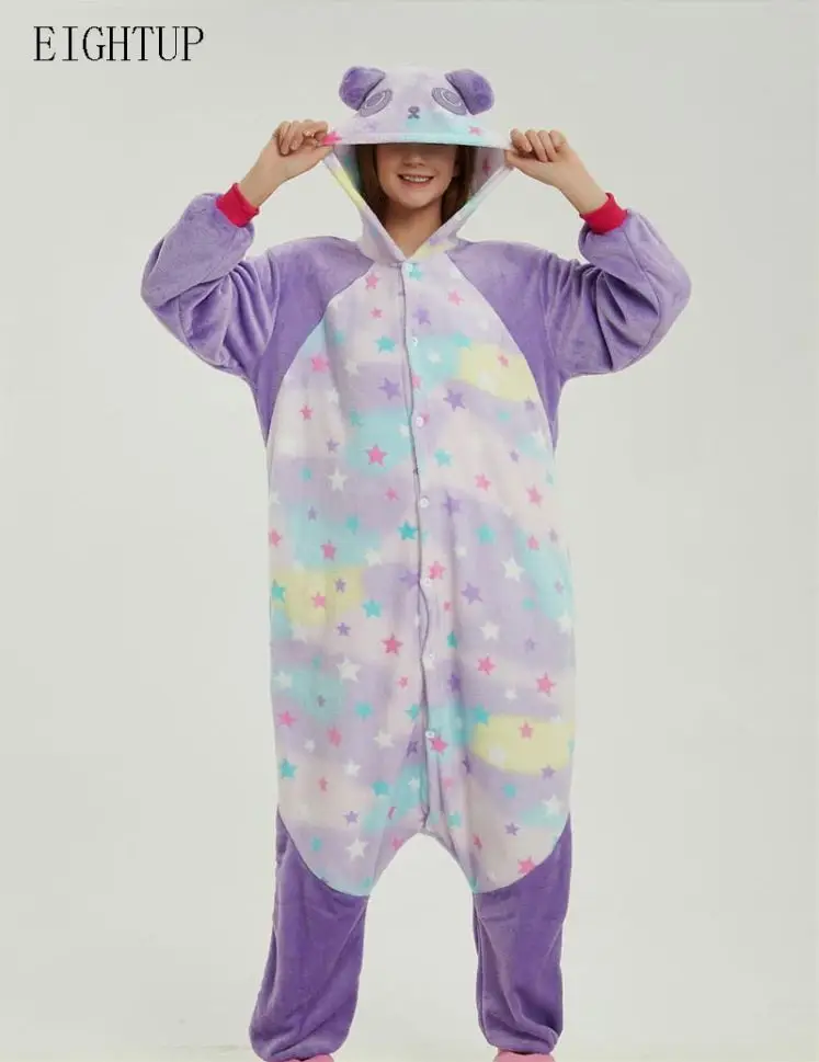 Новая звезда кунг фу Панда пижамы комбинезоны зима Kawaii Аниме Толстовка Косплей