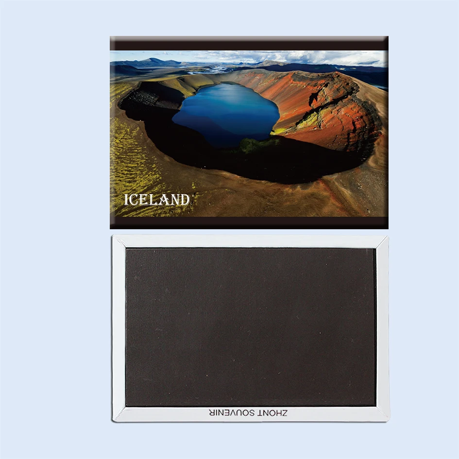 Исландский кратер озеро КИТ Исландская тень 22859 туристические сувениры | Дом и