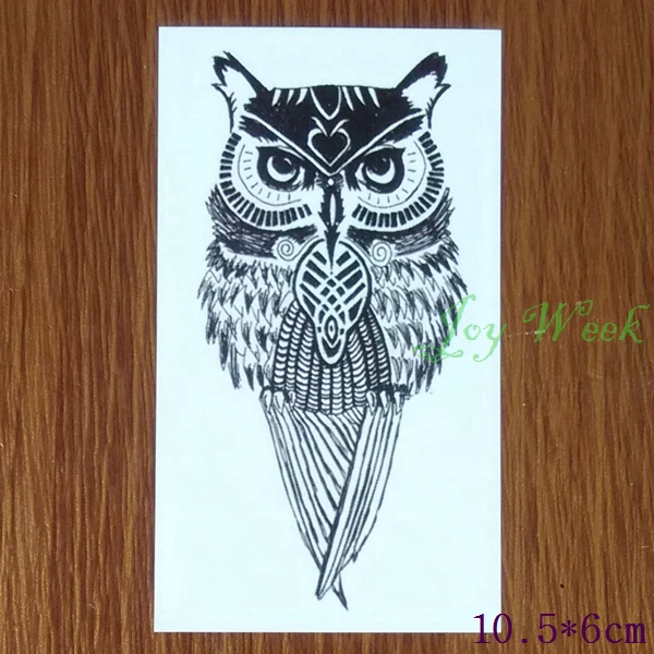 

Waterproof Temporary Tattoo sticker owl owls tatto stickers flash tatoo fake tattoos for girl women men