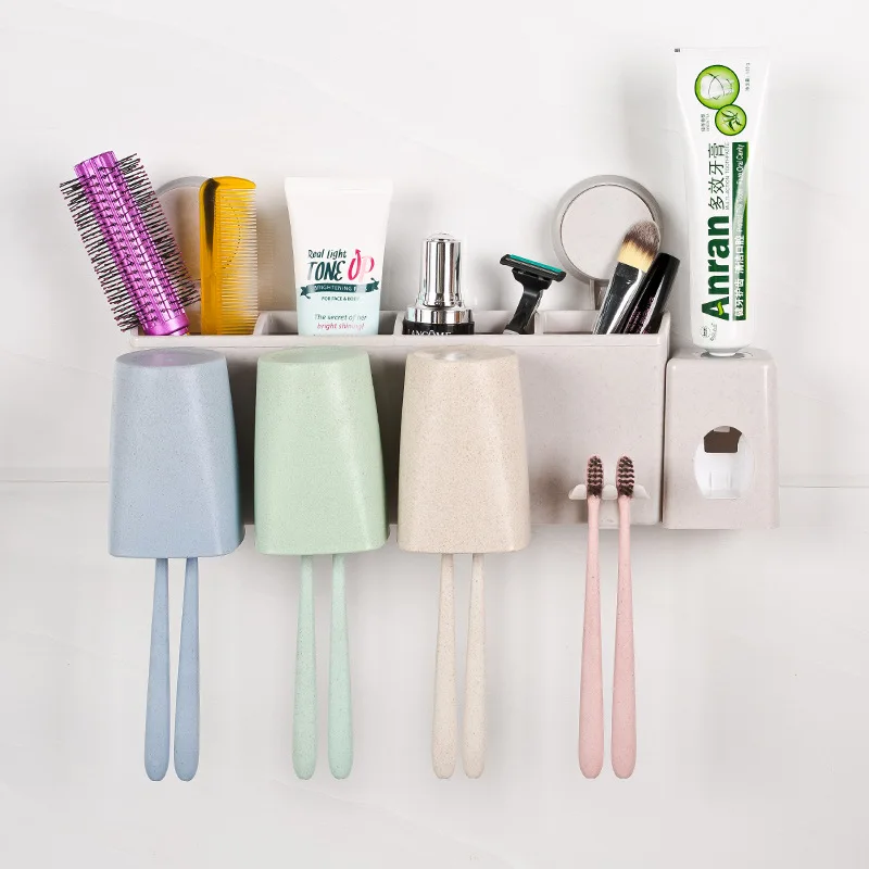 Многофункциональные аксессуары для ванной комнаты держатель зубной щетки из