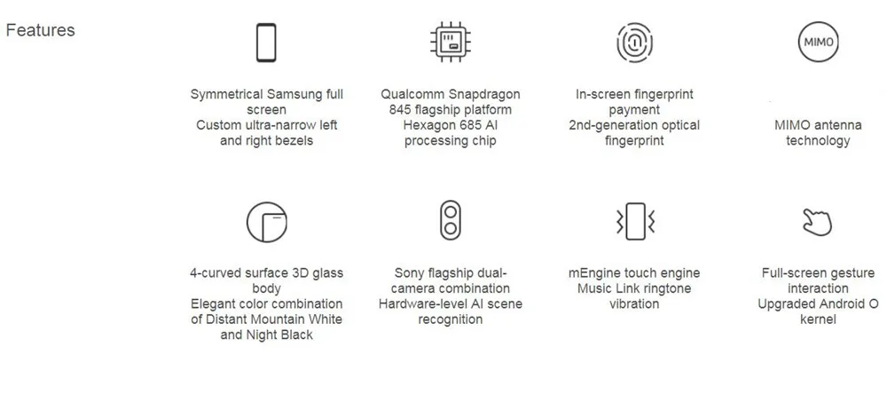 Глобальная версия Meizu 16th 16 th смартфон 8 ГБ 128 Snapdragon 845 Octa Core 6," 2160x1080 P 3010 мАч батарея двойной сзади камера