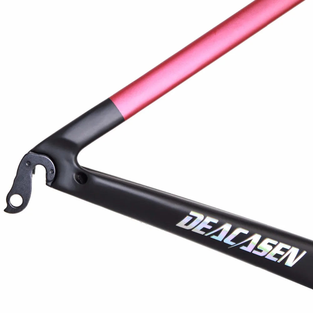 DEACASEN full carbon road frame T1000 bicycle XS/S/M/L Bottom bracket BB86 Bicycle Cycling Frame matte | Спорт и развлечения