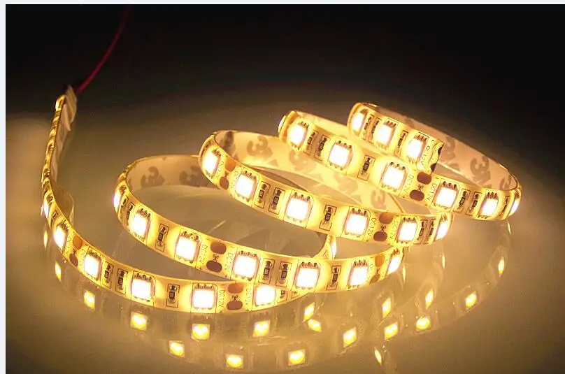 Водонепроницаемый гибкий светильник светодиодный EL продукты 5050 теплый белый 60 s/m