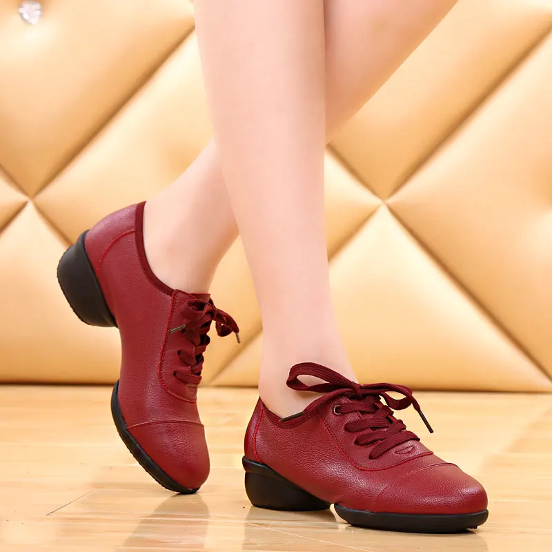 Кроссовки Samba танцевальная обувь кожаная ткань Новая женская Современная