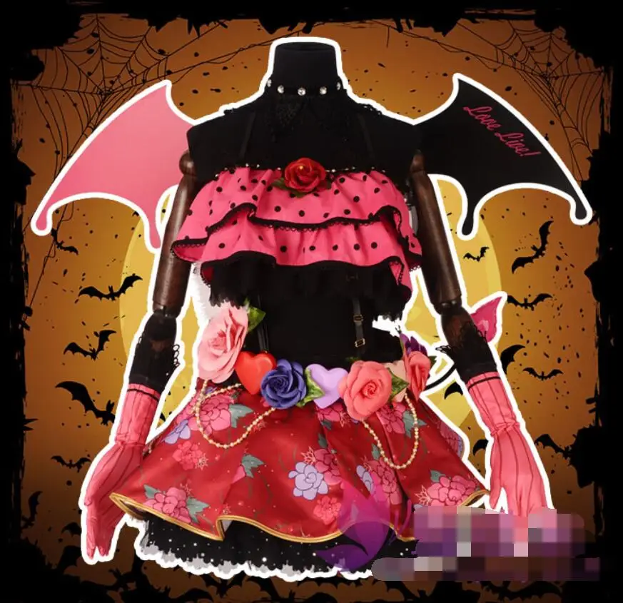Love live!! cosplay Yazawa Nico cos Anime cartoon Halloween party female Little Devil awakening Witch costume | Тематическая одежда