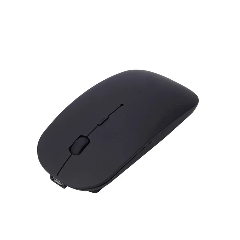 CARPRIE Bluetooth 4,0 Беспроводная мышь 4 кнопки 1600 dpi тонкая Бесшумная перезаряжаемая мышь Bluetooth для ПК ноутбука планшета 90711 - Цвет: BK