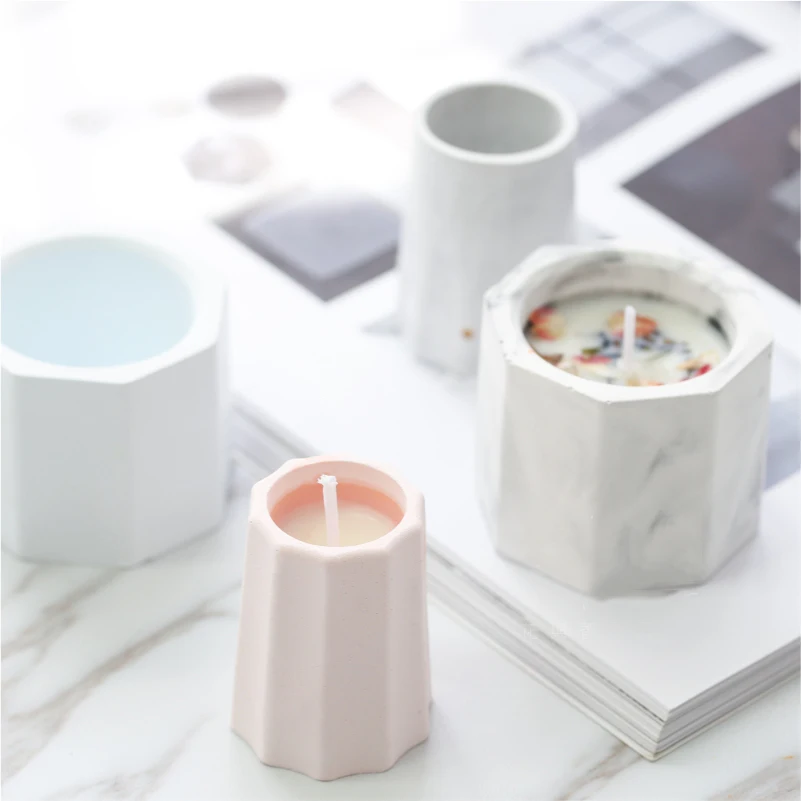 Мини силиконовая форма для цемента подсвечник цементная цветочный горшок