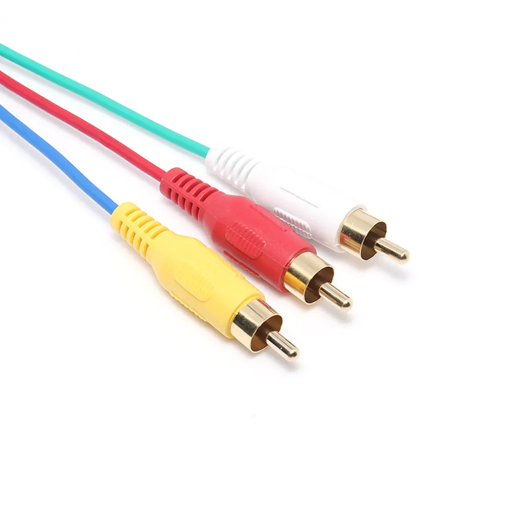 Кабель-адаптер для ТВ HDMI штекер-штекер 5 футов 3 RCA аудио AV 1080P | Электроника