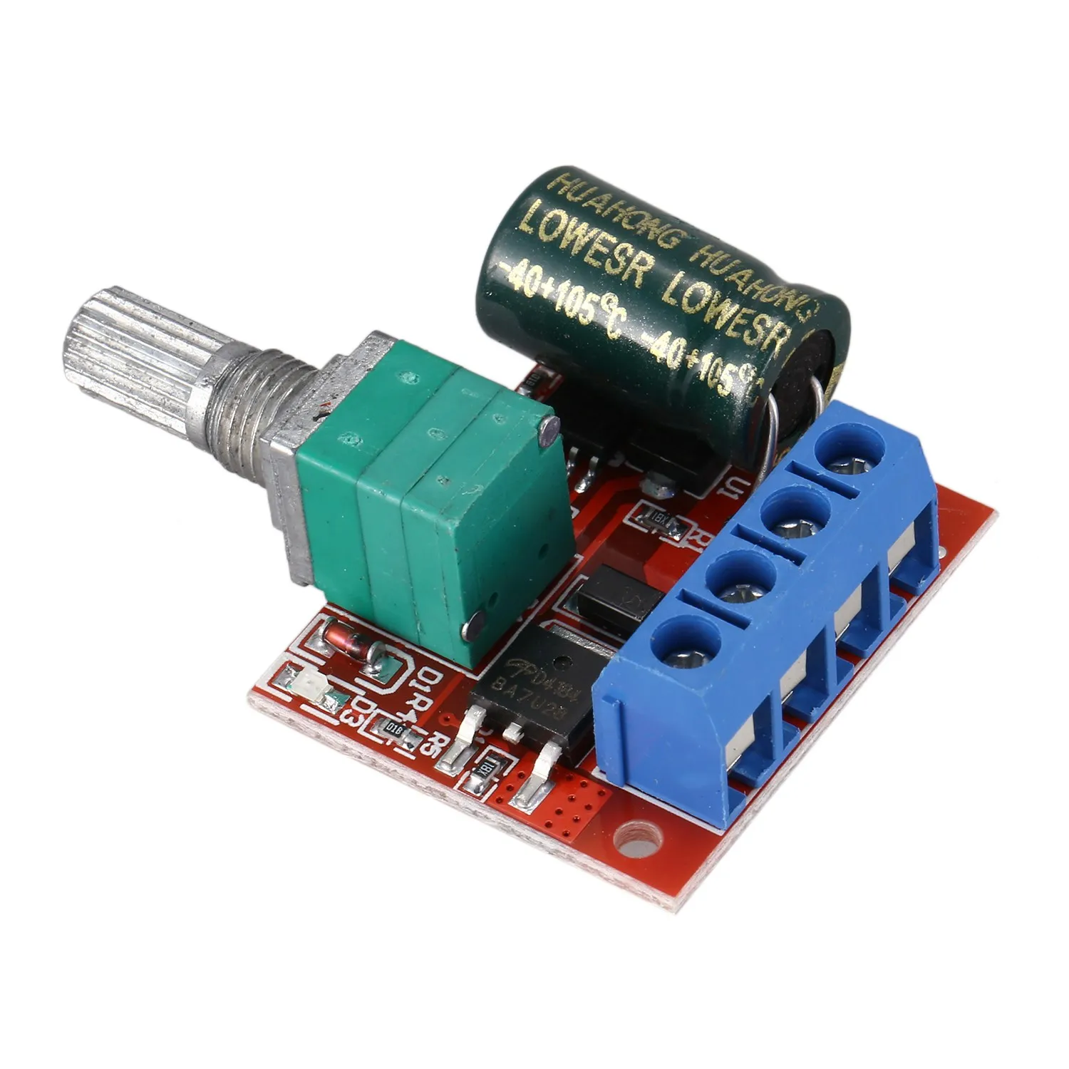 1 шт. DC5-35V 5A ШИМ контроллер скорости двигателя постоянного тока Светодиодный светильник Диммер 10 кГц Контроллер Вольт регулятор электрический мотор постоянного тока платы