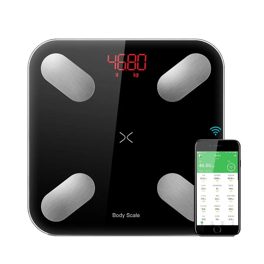 

New Digital Weight Scale Bathroom Body Fat Mi Scale Bluetooth Balance Human Weight Weighing Bmi Scales Floor Smart APP 180kg