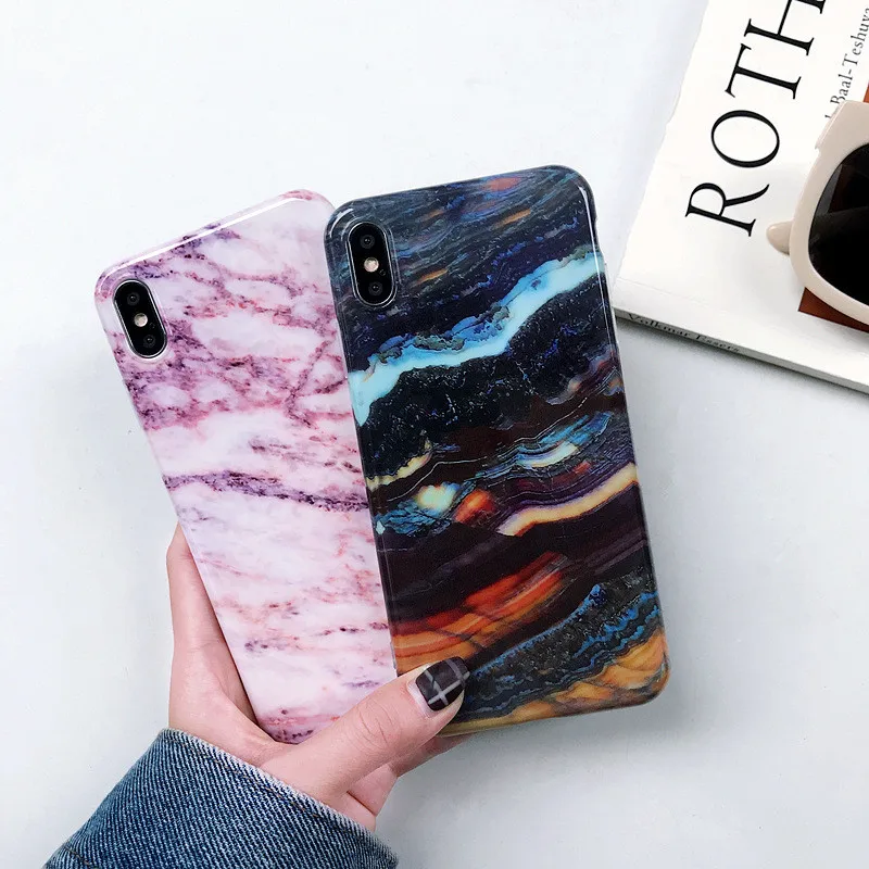 SMILYOU мраморный чехол для телефона для iPhone 6 6S 7 8 X задняя крышка Роскошный чехол s для iPhone 6Plus 7Plus 8Plus XR XS Max Coque Fundas