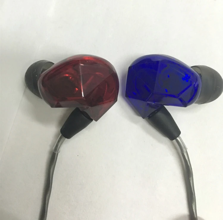 VSONIC VSD5S/VSD5 Динамический драйвер высокое качество IEMs Внутренние наушники спортивные наушники-вкладыши - Цвет: red blue