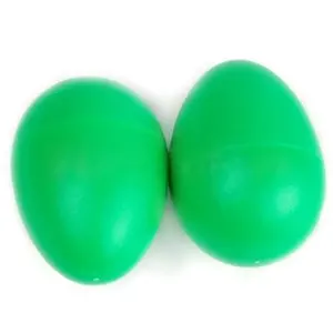 LHLL!12x Maracas en plastique de musique a percussion en forme d'uf Shakers