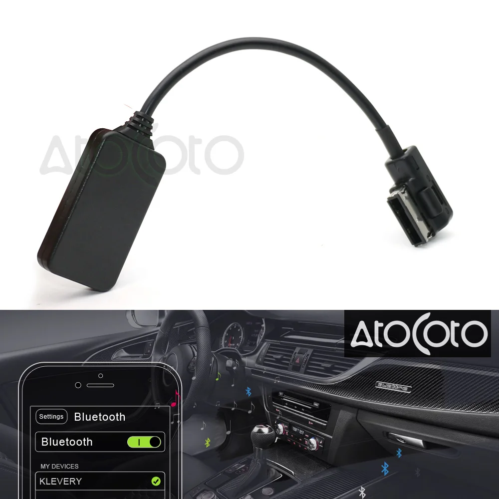 AtoCoto AMI MDI MMI интерфейс Bluetooth модуль AUX приемник кабель адаптер для Audi VW радио стерео автомобиля беспроводной A2DP аудио вход