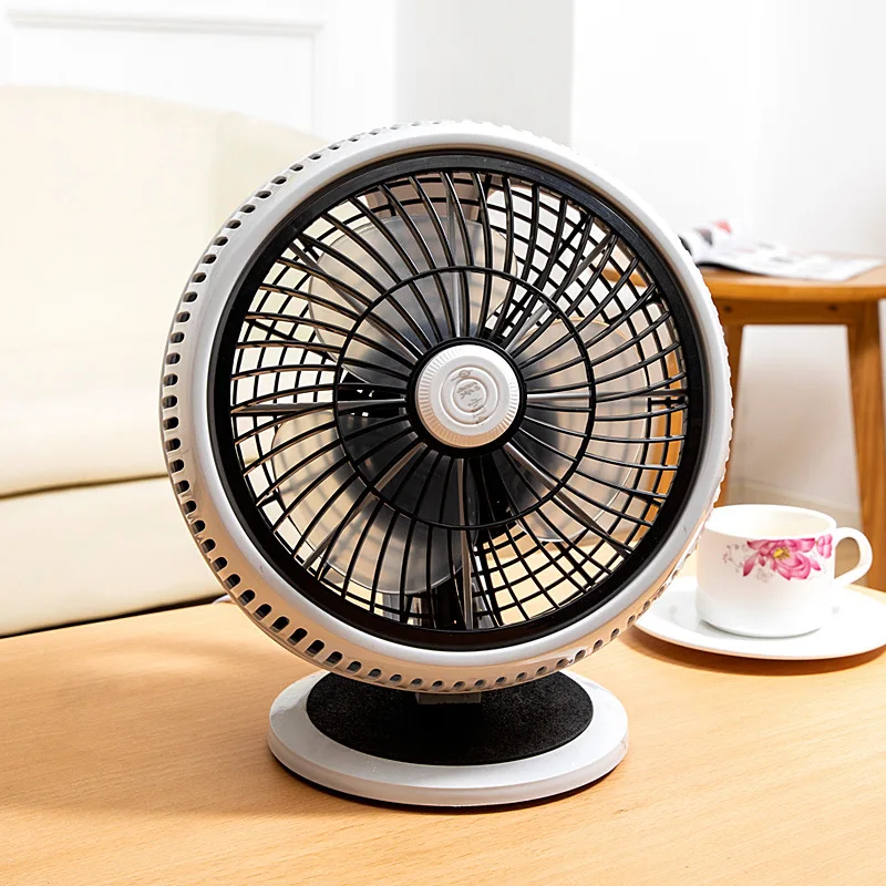 Круглый маленький вентилятор для дома и офиса штепсельная Вилка кровати рабочий