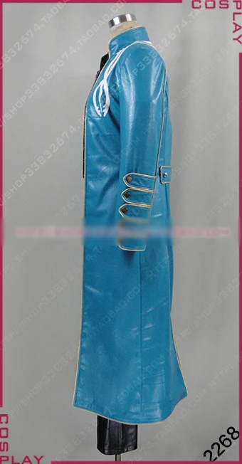 Костюм для косплея вергил популярная игра Униформа наряд пальто + брюки рукава на